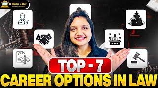 Top-7 Career Options in Law I What is your Preference? I Anmol Jalan