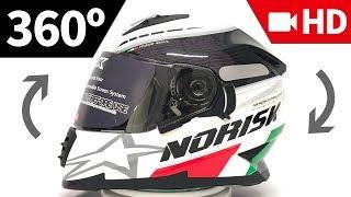 Capacete Norisk FF302 Grand Prix Italy em 360º HD | Grid Motors