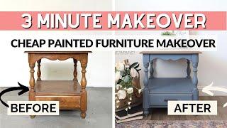 Cheap Painted Furniture Makeover with Waverly Chalk Paint