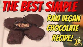 Raw Chocolate Recipe | Best Vegan Chocolate Ever!