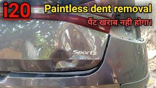 New i20 | Paintless dent removal | डेंट निकालने का सही तरिका | dent repair video in delhi YouTube.