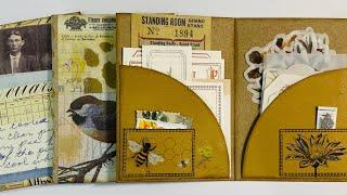 Your Creative Studio July 2020 Vintage Ephemera Subscription Box - Quick & Easy Snail Mail Wallets