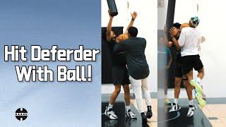 Hit Defender With The Ball!!! kyrie Irving Skill