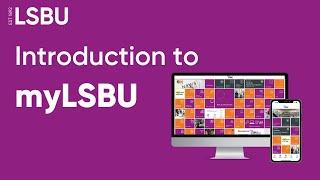 Introduction to myLSBU student portal | LSBU Library and Student IT Support