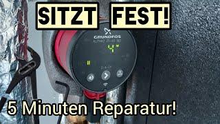 Grundfos Alpha 2 einfach reparieren - Umwälzpumpe defekt / sitzt fest, DIY