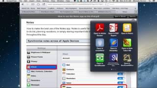 Reading and managing pdf documents in iBooks on the iPad