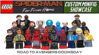 LEGO SPIDER-MAN FAR FROM HOME LEGO Custom Minifigure Showcase (Road to Avengers: Doomsday Update)