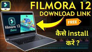 filmora 12 download and install easy step with free || kaise use karte hai