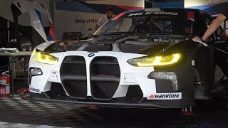 NEW BMW M4 GT3 Start Up and On Track Testing at Sebring