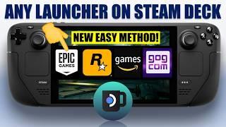 Install ANY Game Launcher on Steam Deck: EASY Method with Decky Plugin (Epic, Rockstar, GOG & More!)