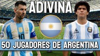 Adivina 50 Jugadores Históricos de ARGENTINA  - Quiz de Fútbol NIVEL MEDIO