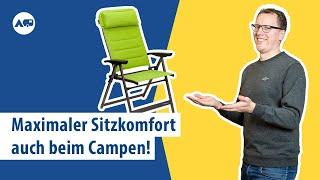 Bequem sitzen beim Campen? Berger Klappsessel Slimline | Fritz Berger