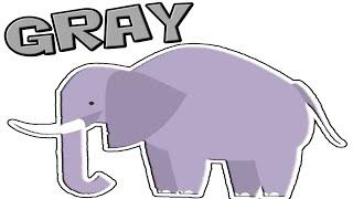 Learn COLORS for Kids | GRAY | Learning Videos for Toddlers