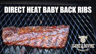 Direct Heat Baby Back Ribs | Swine & Bovine Barbecue