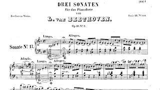 L. V. Beethoven: Sonata nº 17 «Tempest», Op. 31 nº 2 (1802)