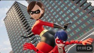 Elastigirl vs Miraculous Ladybug - THE INCREDIBLES (Elastigirl wins)