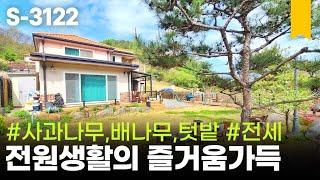  사과와 배가 열리는 남양주 전원주택 전세, 수동면 송천리 단독주택