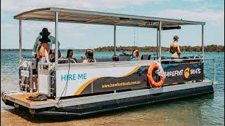 Pontoon boat 101 custom designs made in Australia