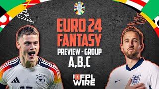 Euro 2024 Fantasy - Group Preview - A,B,C | Euro Fantasy Guide and Pro Tips | Euro Fantasy 2024 Tips