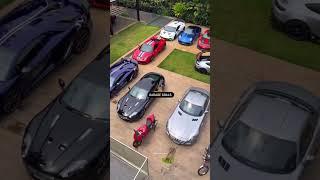 mostly expensive car parking lot #rozz #newrozzsong #supercars #luxurycars #car