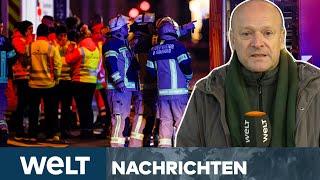 "SCHWÄRZESTER TAG FÜR MAGDEBURG":  Motiv völlig unklar - Auto rast durch Weihnachtsmarkt | Stream