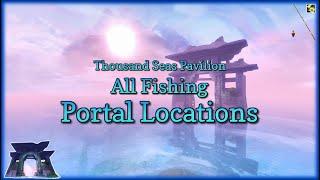 Guild Wars 2 |Account Upgrades | Thousand Seas Pavilion All Fishing Portal Locations