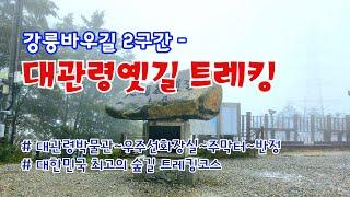 대관령옛길 / 산림청 걷기좋은 명품숲길 50선 / 대관령박물관~반정 왕복 / 강릉바우길 2구간 / 우리나라 옛길의 대표적인 코스 / 대관령숲길