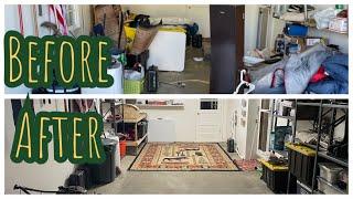 single car garage workshop transformation!