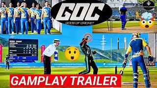  God's of Cricket (GOC) Gameplay Trailer  | Epic Cricket Action  | 11 vs 11 full gamplay |