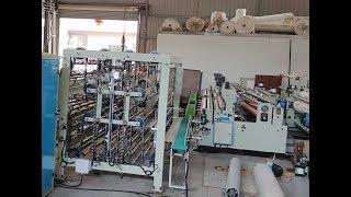 2800mm Automatic kitchen paper & toilet paper roll rewinder making machine with Log accumulator