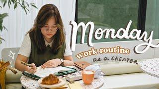 My Monday Work Routine as a Creator | Abbey Sy