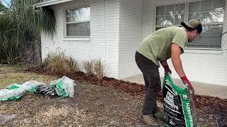 GARDEN GLOW UP WITH PINE BARK MULCH