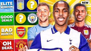 Ranking Each Club's FULL Transfer Window! (After Deadline Day)