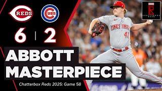 Andrew Abbott DOMINATES Chicago Cubs in Cincinnati Reds Big Win at Wrigley Field | Chatterbox Reds