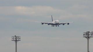 Testflug Lufthansa LH9918 A380 für D-AIMB take off & landing Frankfurt Airport