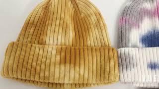 2021 new pattern of ink painting fashion knitted hats for unisex