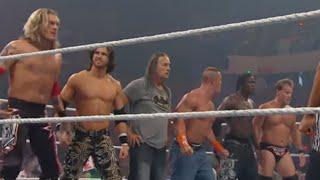 John Cena & Bret Hart vs. Edge & Chris Jericho - Lumberjack Match: Raw, August 9, 2010