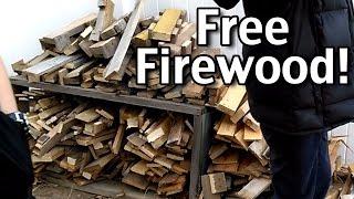 How We Get Free Firewood For Our Fire Pit!