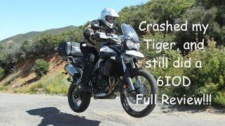 Tiger 800 XC Full Review, after a 6IOD tumble and rib break!