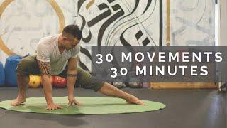 30 MOVES IN 30 MINUTES | At-Home Bodyweight Workout