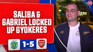 Sporting Fan Admits Saliba & Gabriel Locked Up Gyökeres! | Sporting CP 1-5 Arsenal