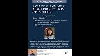 Estate Planning & Asset Protection Strategies