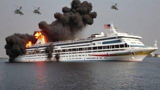 Today, Iran and the Houthis attacked the largest US cruise ship in the Red Sea!