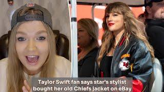 Taylor Swift fan says star’s stylist bought her old Chiefs jacket on eBay #celebritynews