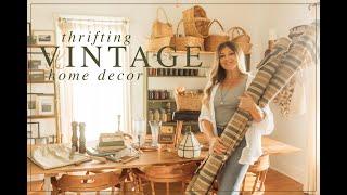 Thrifting Vintage Home Decor | On A Budget