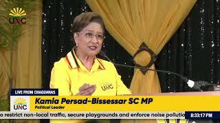 Hon. Kamla Persad-Bissessar | UNC Meeting, Chaguanas -  June 24, 2024