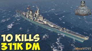 World of WarShips | Missouri | 10 KILLS | 311K Damage - Replay Gameplay 4K 60 fps