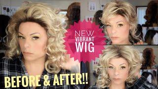 The Wig Company NEW VIBRANT Wig Review | BEFORE & AFTER Styling | Collab w/ The Wig Company