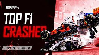 Top 10 Most Shocking F1 Crashes : Pre 2000 Era | FirstSportz | #f1 #f1crashes