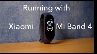 Running with the Xiaomi Mi Band 4 paired with an iPhone and Nike Running Club